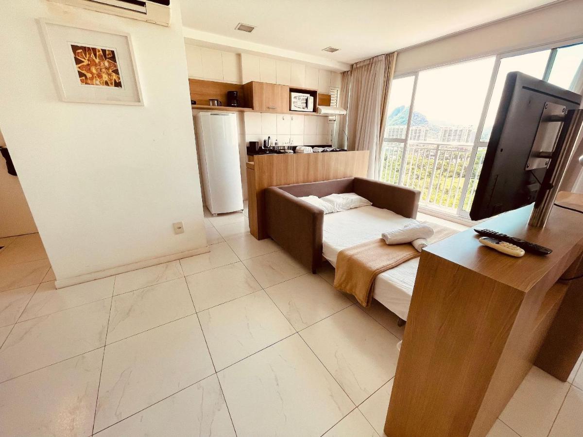 Apartamento Flat E Perfeito Inteiro Na Barra Da Tijuca Com Cozinha, Lavanderia, Garagem E Wi Fi Río de Janeiro